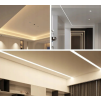 LED hliníkový profil zapustený 1m - sada