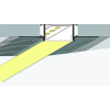 LED hliníkový profil zapustený 1m - sada