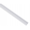 LED hliníkový profil zapustený 1m biely - sada