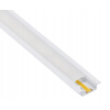 LED hliníkový profil zapustený 2m biely - sada