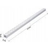 21192 8 led lampa neptun 60cm 18w 1800lm ip20 4000k neutralni bila