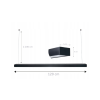 LED lineárna lampa 120cm 36W, neutrálna biela