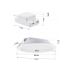 47527 2 47527 2 led kulate vestavne svitidlo philips 19w 2000lm 4000k bile