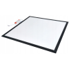 LED panel čierny 60 x 60cm - 40W - 3800Lm - neutrálna biela