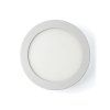 LED panel kruhový 170x35mm prisadený - 12W - 230V - 860Lm - IP20 - studená