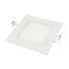 LED panel štvorcový 120x120x20mm vstavaný - 6W - 230V - 390Lm - studená biela