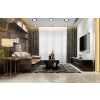 LED panel zapustený okrúhly 6W - 660lm - 4000K - čierny