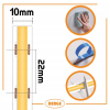 LED pásik COB Neon 12V - 528D - 15W/m - IP20 - 5m - 1650lm - teplá farba