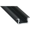 50080 50080 led profil lumines typ b cerny elox 2 02m