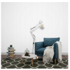 LED stojacia lampa 1xE27 185cm biela