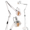 LED stojacia lampa 1xE27 185cm biela