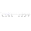 LED stropné bodové svietidlo VIKI-L - 8xGU10 - biele