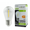 LED žiarovka E27 - S14 - 1W - 100lm - teplá biela