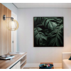 Nástenná lampa - kinkiet - E27 - drevená guľa - čierna