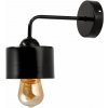 40887 nastenna lampa 1x e27 hrnek cerny