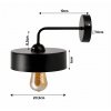 40854 1 nastenna lampa 1x e27 medium cup