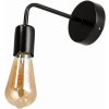 37946 nastenne svitidlo led loft e27 black