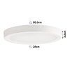 40794 1 40794 1 kulaty led panel prisazeny bily 24w pc neutralni bila