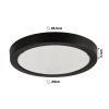 48985 1 48985 1 kulaty prisazeny panel cerny 24w pc neutralni bily