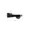 48613 6 pir pohybovy senzor ip65 1000w 360 cerny