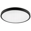 Prisadený LED stropný panel 12W 860lm Okrúhly čierny NW
