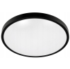 Prisadený LED stropný panel 12W 860lm Okrúhly čierny NW