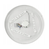 Prisadený LED stropný panel 12W 860lm Okrúhly čierny NW