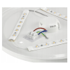 Prisadený LED stropný panel 12W 860lm Okrúhly čierny NW