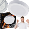 Prisadený okrúhly LED panel 12W - 1320lm - neutrálna farba