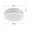 49267 3 prisazeny kulaty led panel 6w 660lm neutralni barva