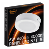 49267 9 prisazeny kulaty led panel 6w 660lm neutralni barva