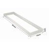41025 1 prisazeny ramecek pro led panely 30x120 plastovy 65mm