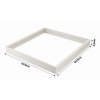 41022 1 prisazeny ramecek pro led panely 60x60 plastovy 65mm
