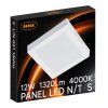 49273 8 prisazeny ctvercovy led panel 12w 1320lm neutralni barva