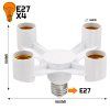 Redukcia pre LED E27 - 4xE27