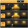 44359 5 solarni lampa s pohybovym senzorem 2 led ip54
