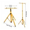 25377 stativ na reflektor dvojity zluty 140cm