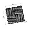 50863 9 stavebnicova garazova deska pp 40x40x1 8cm cerna