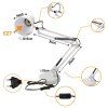 40083 1 stolni led lampa 1xe27 bila