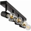 37784 stropni svitidlo viki 4x e27 cerne