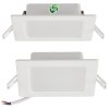 40779 40779 ctvercovy led panel bily zapusteny 6w pc neutralni bila