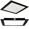 40737 40737 ctvercovy led panel zapusteny cerny 24w pc neutralni bila
