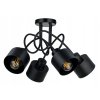 34194 zavesna lampa loft 4x e27 cube black