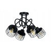 34197 zavesne svitidlo loft 4x e27 cerna jiskra