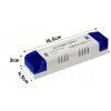 51211 4 zdroj pro led nabytek 24v 100w 4 2a ip20