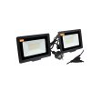 52810 5 2x100w led reflektor s kabelem studena barva