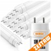 10x LED trubicové svetlá 18W T8 120cm 1800lm 4000K neutrálna biela