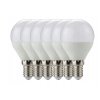 Sada 6 LED žiaroviek E14 7W G45 600lm Farba - neutrálna biela