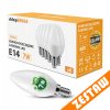 SADA 6x LED žiarovka E14 7W 600lm - neutrálna biela