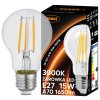 SADA 6x LED žiarovka E27 15W 1650lm 3000K - tepla biela